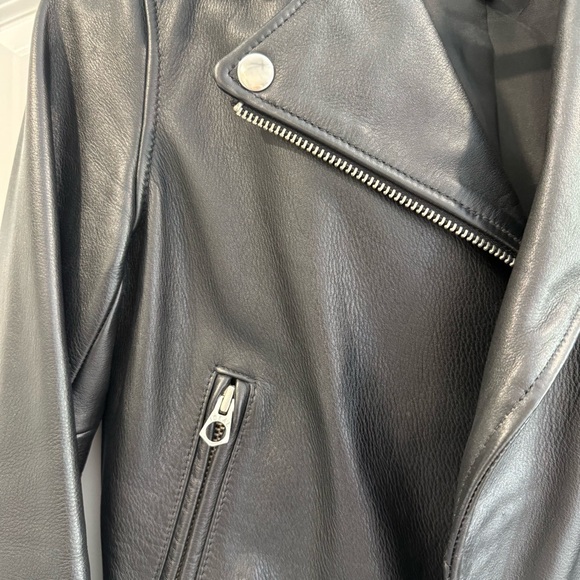 Madewell Black Leather Jacket - Picture 3 of 10